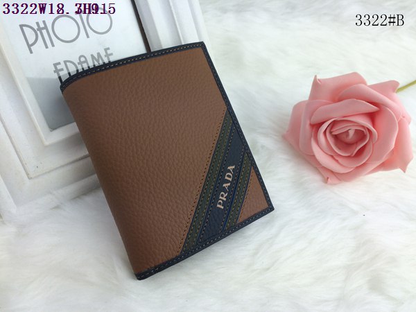 2024春夏新作 プラダコピー 財布 PRADA 高級感 ビジネス財布 メンズ 二つ折り財布 3322-2