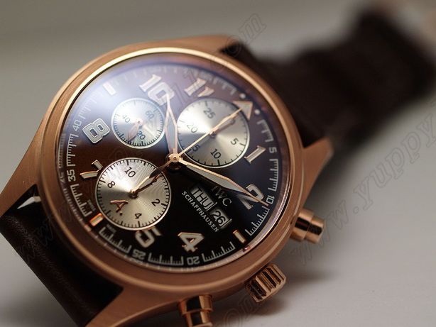 IWC St Exupery Chrono RG/LE Brown自動巻き