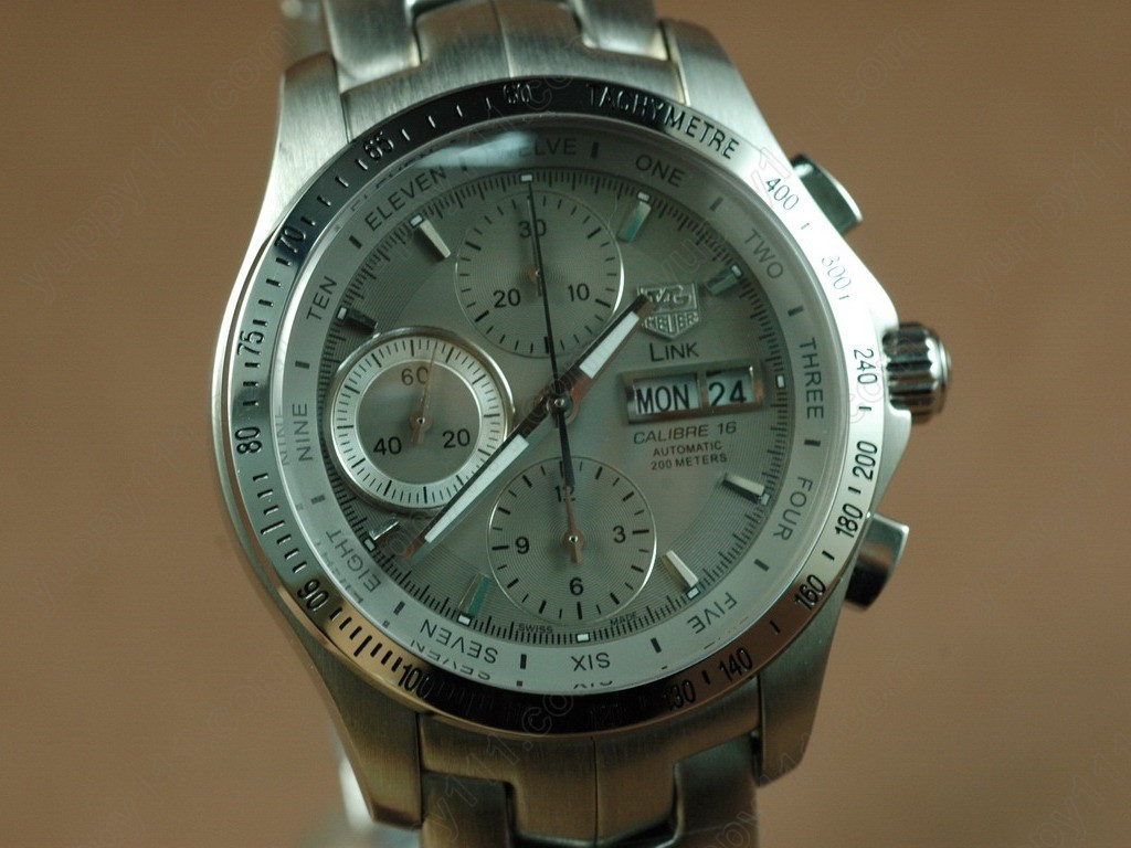 タグホイヤーTag Heuer Watches Chronograph SS Sliver, Working Chronograph腕時計