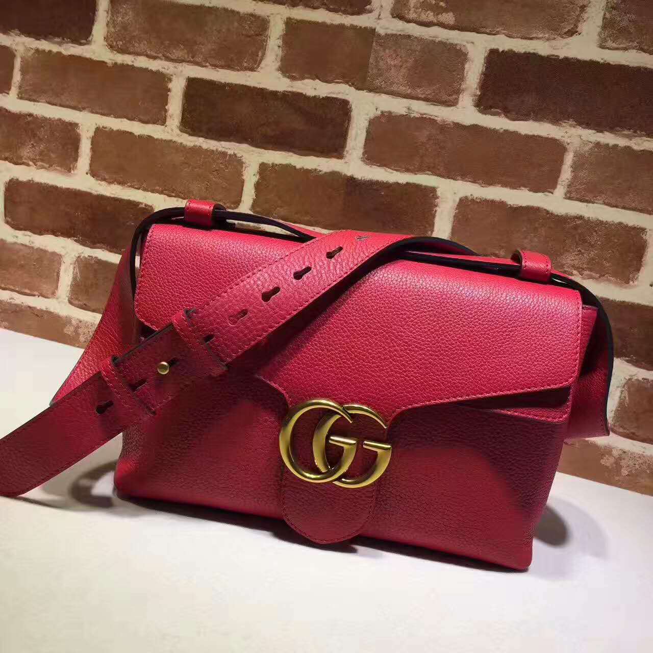 グッチコピー バッグ GUCCI 2024新作 GGマーモント ショルダーバッグ 401173-2