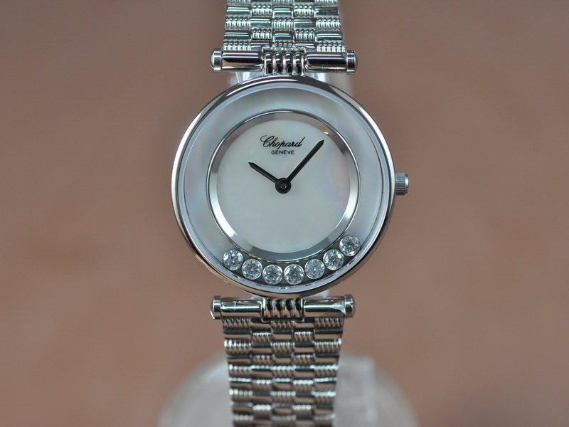 ショパールChopard Happy Sports SS/SS White Swiss Quartzクオーツ