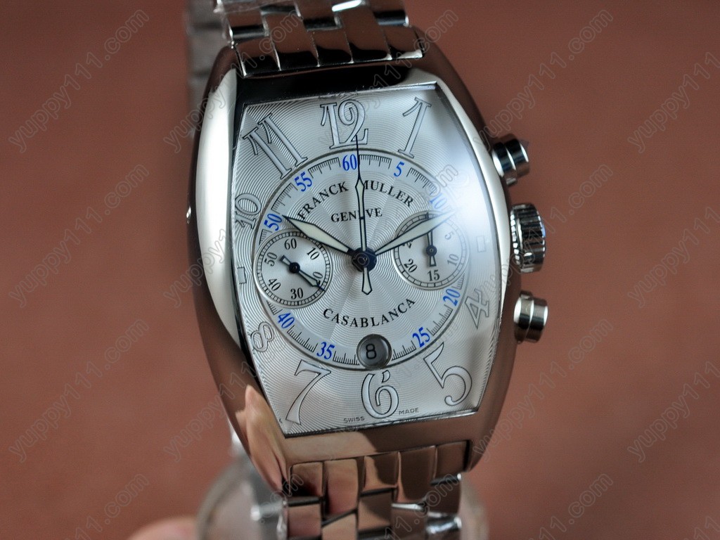 フランクミュラー Franck Muller Casablanca Chrono SS/SS White A-7750腕時計