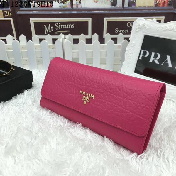 プラダコピー 財布 PRADA 2015秋冬新作 大人気! レディース 三つ折長財布 P1236-2