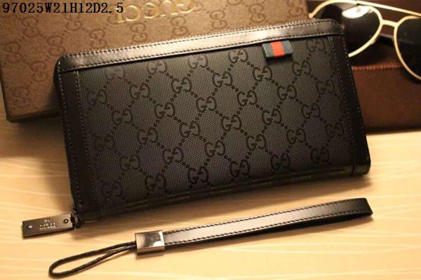 グッチコピー 財布 GUCCI 2015秋冬新作 メンズ ラウンドファスナー長財布 97025