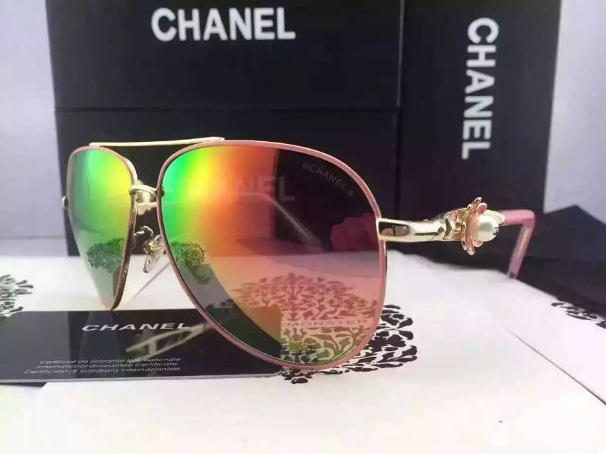 シャネルコピー サングラス CHANEL 2024春夏新品 オシャレ レディース UVカット 眼鏡 chglass150608-3