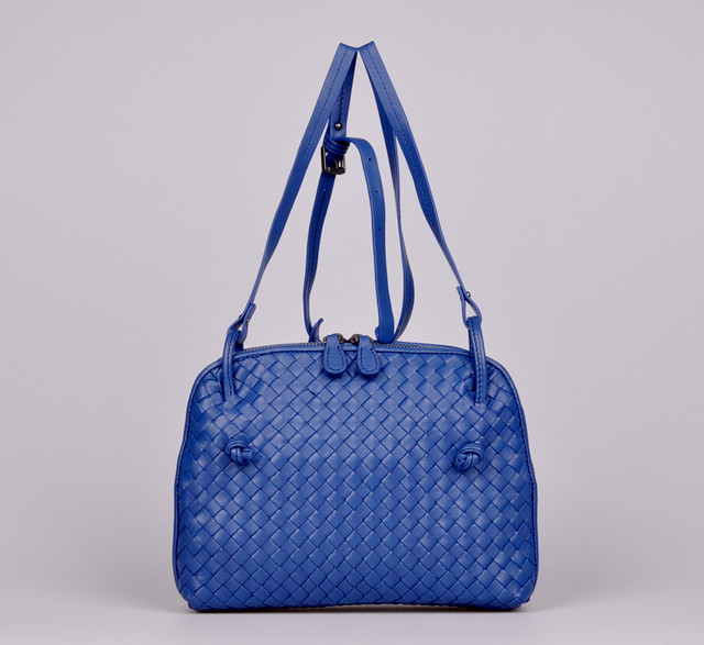 BOTTEGA VENETA ボッテガヴェネタコピー 2014春夏新作 バッグ ラムスキン 大人気! メッシュ レディース ショルダーバッグ 斜めがけバッグ ブルー 1515-2