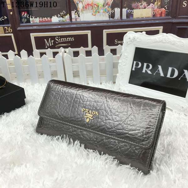 プラダコピー 財布 PRADA 2015秋冬新作 大人気! レディース 三つ折長財布 P1236-4