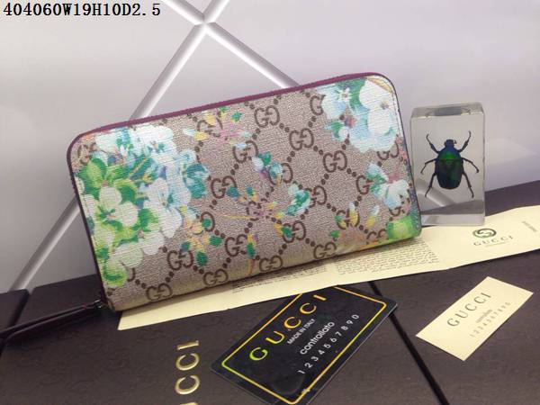 グッチコピー 財布 GUCCI 2015秋冬新作 GG柄 レディース ラウンドファスナー長財布 404060-2