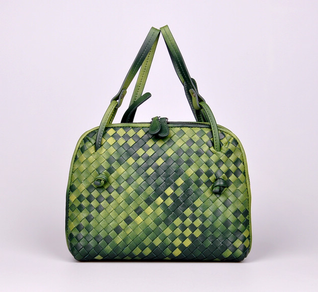 BOTTEGA VENETA ボッテガヴェネタコピー 2014春夏新作 バッグ ラムスキン 大人気! メッシュ レディース ショルダーバッグ 斜めがけバッグ グリーン 1515-5