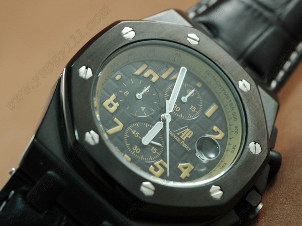 オーデマ・ピゲAudemars Piguet Watches Arnold Limited Ed Royal Oak Chrono PVD Blk Jap クオーツ Ch