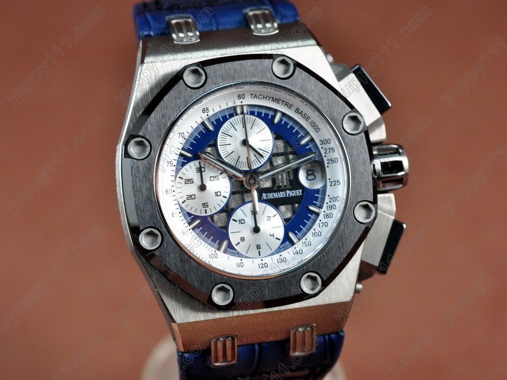 オーデマ・ピゲAudemars Piguet Ruben Barrichello II TI/LE Blu A-7750自動巻き