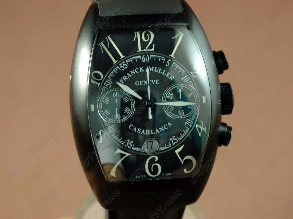 フランクミュラーFranck Muller Casablanca Chrono PVD/LE Black A-7750時計