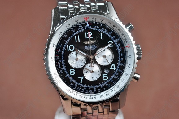 ブライトリング Breitling Navitimer Black Dial LE os20クオーツストップウォッチ