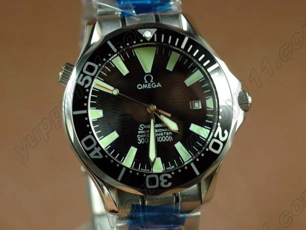 オメガOmega Seamaster Professional Black Swiss Eta 2824-2自動卷き