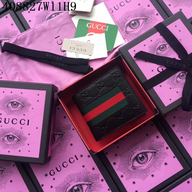 グッチコピー 財布 GUCCI 2024新作 メンズ ファッション 名刺入 二つ折り財布 408827