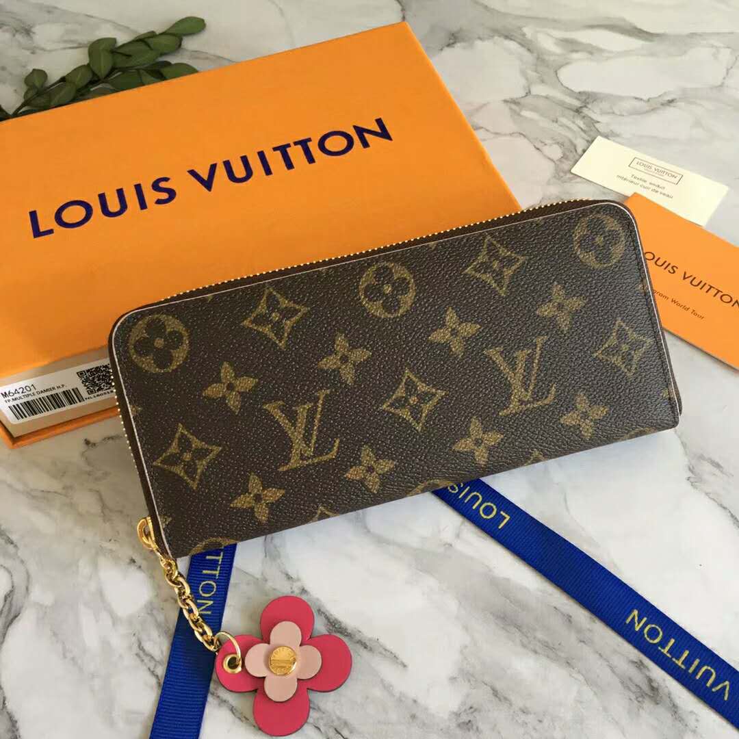 ルイヴィトン財布コピー 2024新作 LOUIS VUITTON ポルトフォイユ・クレマンス M64201