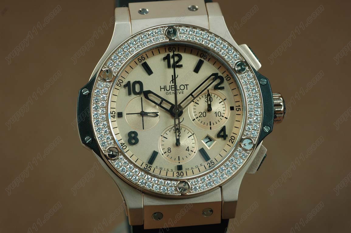 ウブロHublot Big Bang RG/RU/Diam RG Dial Asian Valjoux 7750自動巻き