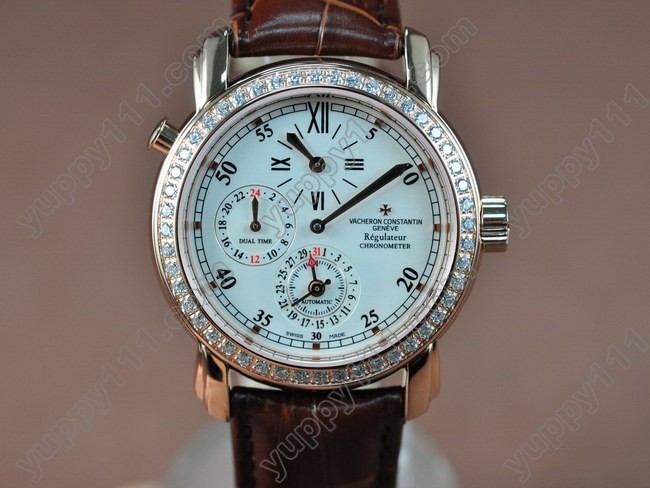 ヴァシュロンコンスタンタン Vacheron Constantin Malte Calender RG White Asia auto 自動巻