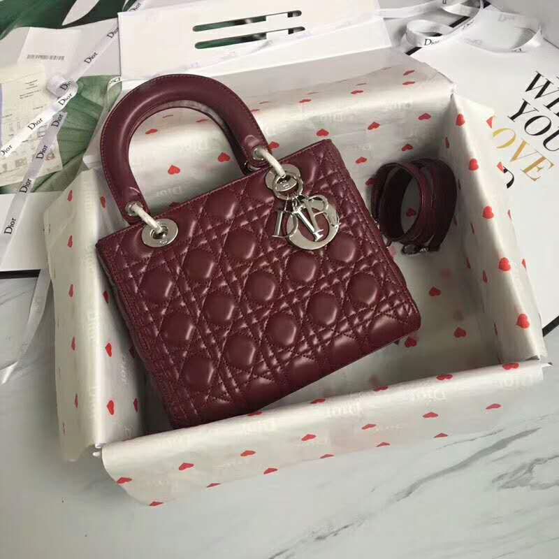 ディオールバッグコピー 2024新作 ラムスキン LADY DIOR バッグ CAL44550-2