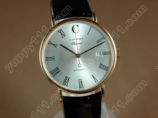 ショパール Chopard Watches Eszeha RG Silver Swiss Eta 2824-2自動巻き