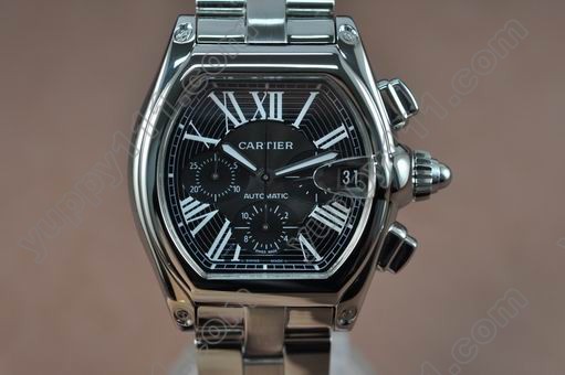 カルティエCartier Roadster Chrono SS Men Asia 7750自動巻き