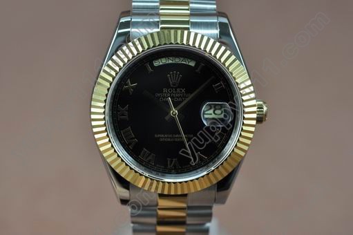 ロレックスRolex DayDate II TT Swiss Eta 2836-2自動巻き