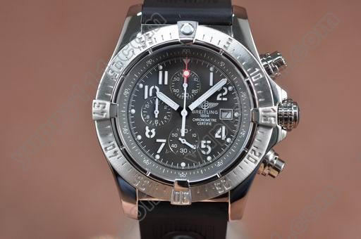 ブライトリングBreitling Blacksteel Limited Ed Super Avenger 0S10 Jap Quartzクオーツストップウォッチ