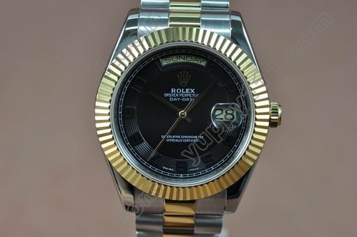 ロレックスRolex Watches DayDate II TT Swiss Eta 2836-2自動巻き