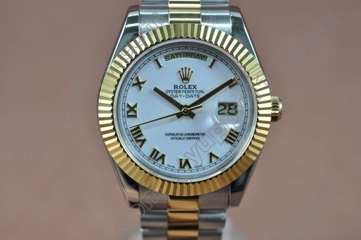 ロレックスRolex DayDate II TT Swiss Eta 2836-2自動巻き