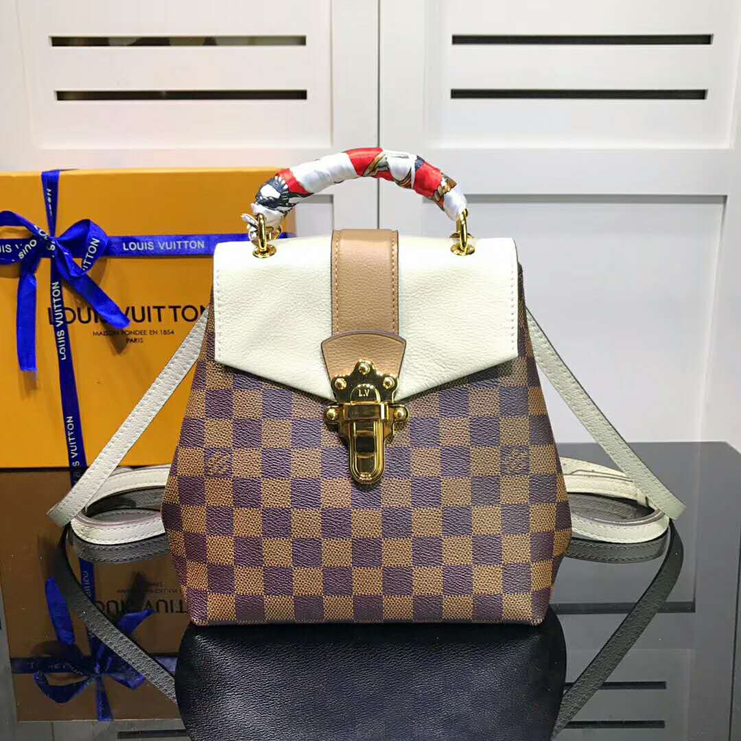 ルイヴィトン偽物 バッグ LOUIS VUITTON 2024新作 クラプトン・バックパック N42259