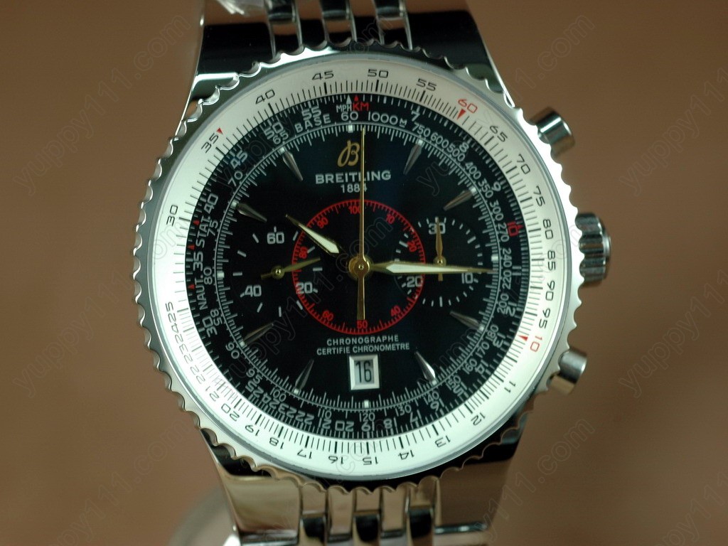 ブライトリングBreitling Montbrilliant Legende SS/SS Black A-7750自動巻き