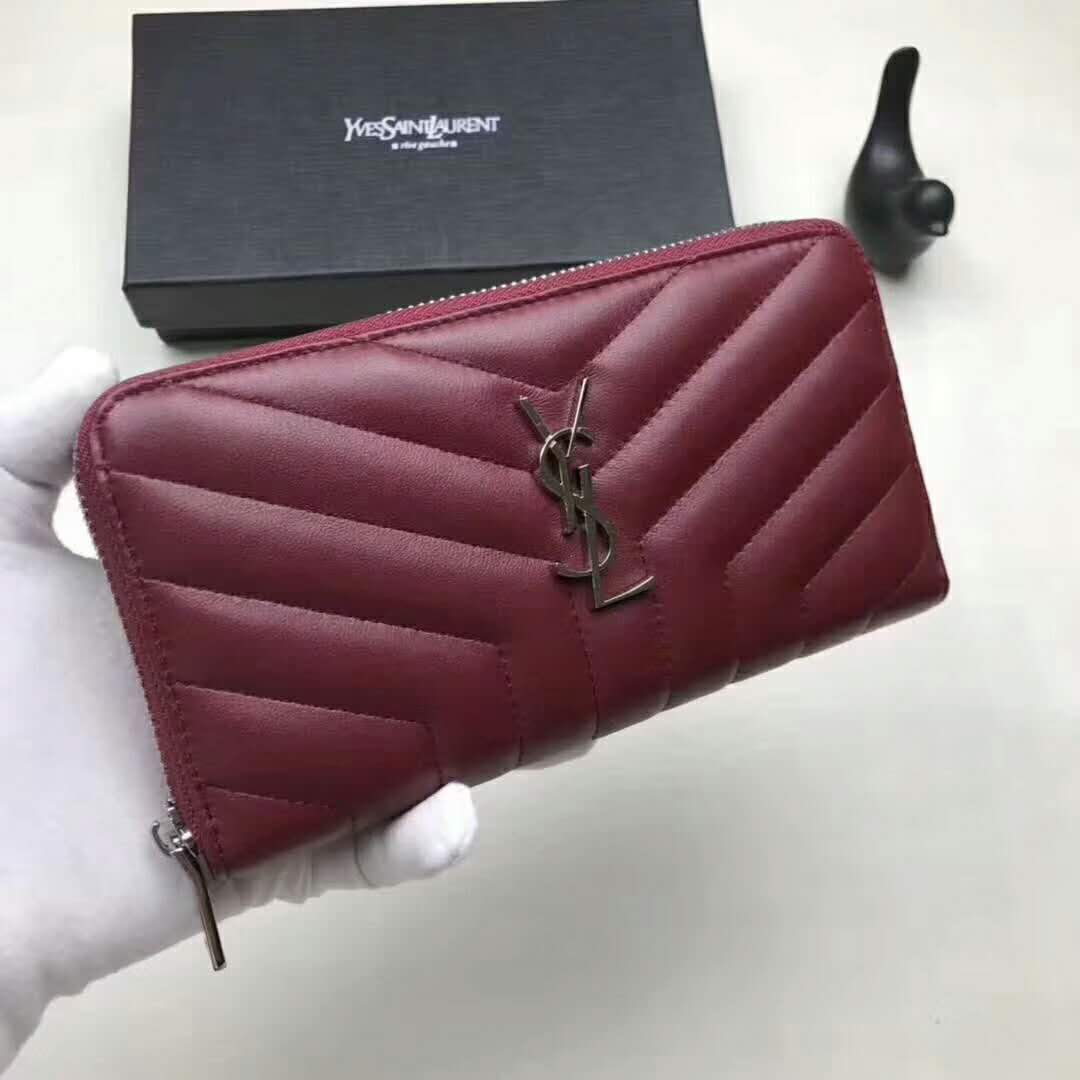 サンローラン偽物 財布 Saint Laurent ラウンドファスナー長財布 358094