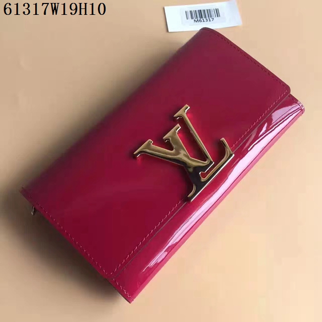 ルイヴィトンコピー 財布 2024新作 Louis Vuitton ヴェルニ ポルトフォイユルイーズ 長財布 M61317