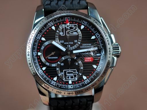 ショパール Chopard Mile Miglia GTXXL Chrono SS Black A07.211 Reg 28800 腕時計