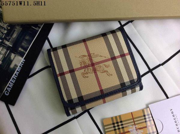 バーバリーコピー 財布 BURBERRY 2024春夏新作 レディース チェック柄 三つ折財布 小銭入れ 55751-5