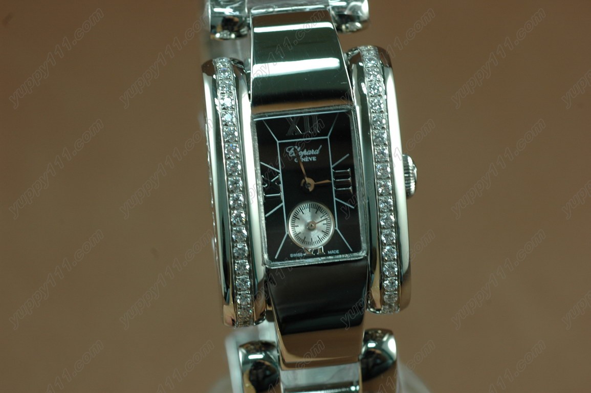 ショパールChopard Las Strada Ladies SS/Diam Black Swiss Qtz脕時計 c/w Boxset