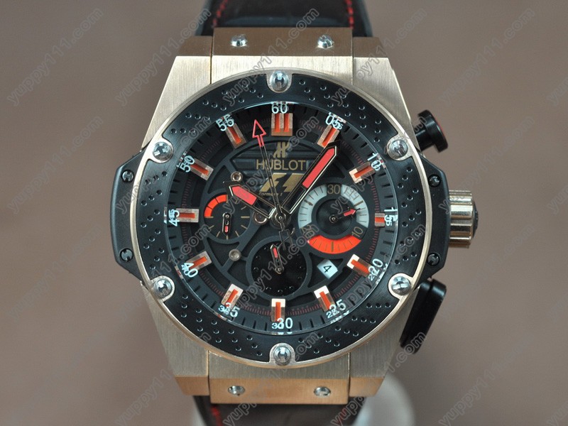 ウブロHublot Big Bang King Power F1 RG/LE Black dial Asia自動巻き