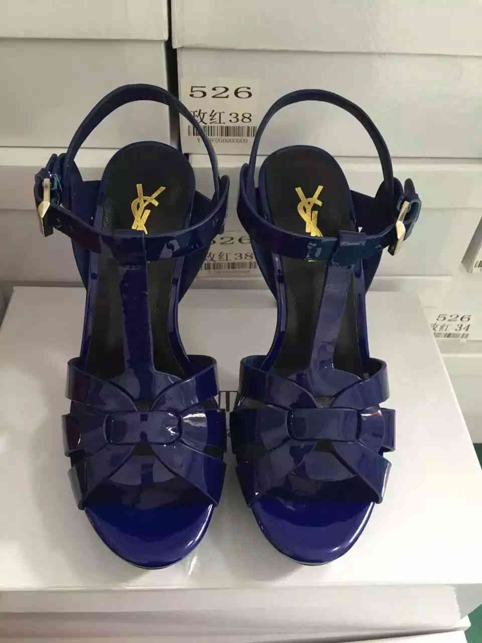 イヴサンローランコピー 靴 Yves Sant Laurent 2024春夏新作 多色可選 レディース ハイヒール サンダル yslshoes160630-3