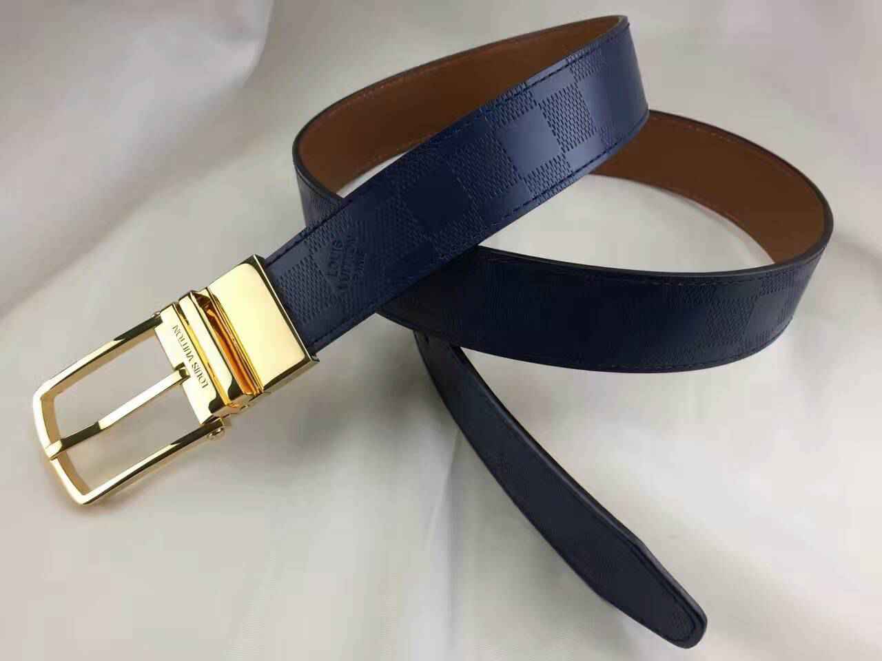 ルイヴィトンコピー ベルト 2024新品 LOUIS VUITTON 高品質 メンズ ベルト ビジネスベルト lvbelt161213-11