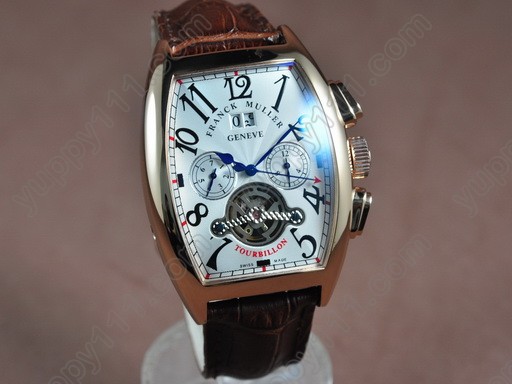 フランクミュラー Franck Muller Casablanca RG/LE White 自動巻