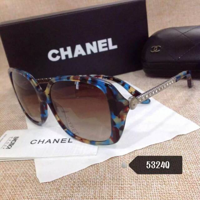 シャネルコピー サングラス 2024春夏新作 CHANEL レディース UVカット ビッグフレーム 眼鏡 chglass150518-2