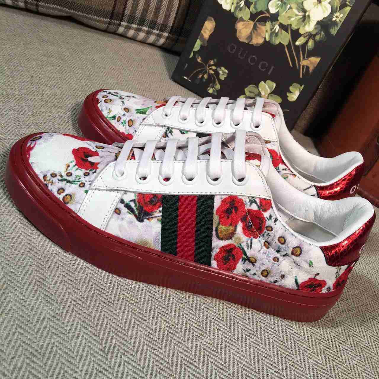 グッチコピー 靴 GUCCI 2024秋冬新作 レディース スニーカー レースアップシューズ gishoes160813-10