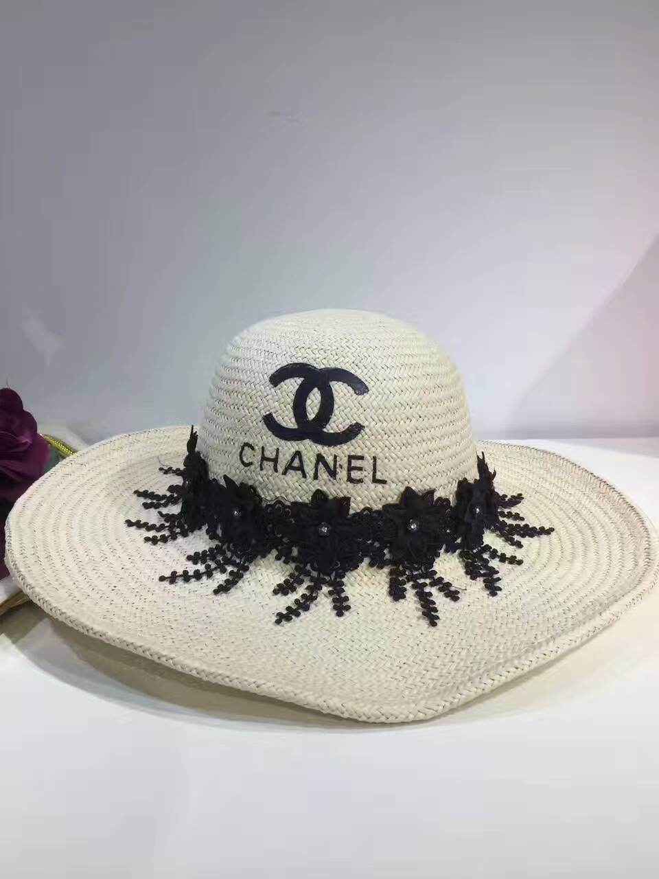 CHANEL 偽物シャネル 帽子 2024新作 優雅な レディース 日除け ビーチハット chcap1751714-3