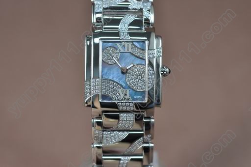 パテックフィリップPatek Philippe Ladies 4910/49G Twenty-4 SS/SS Light Blue MOP Swissクオーツ