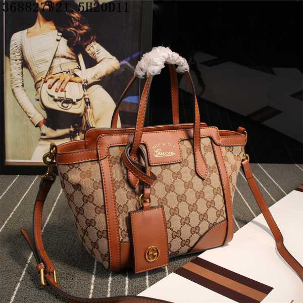 グッチコピー バッグ GUCCI 2015秋冬新作 レディース GG柄 2way 手提げバッグ 368827-3