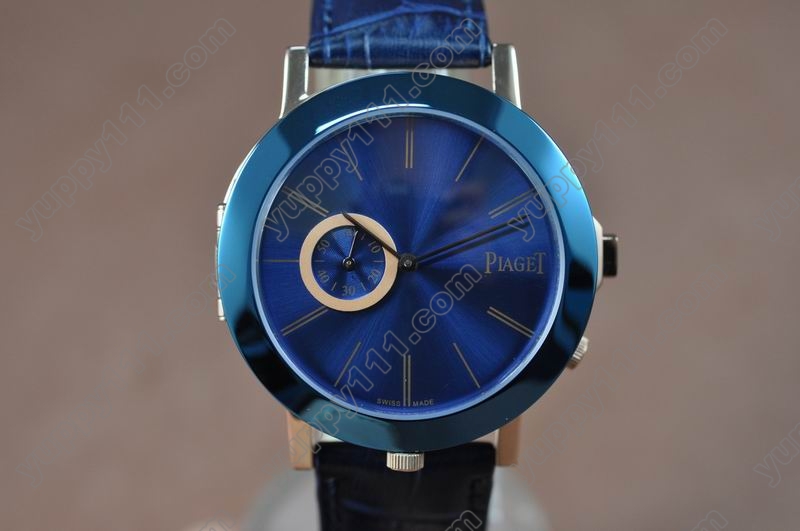 ピアジェPiaget Double sided RG/LE Blue/Blue Dial Swiss Quartz 700クオーツ