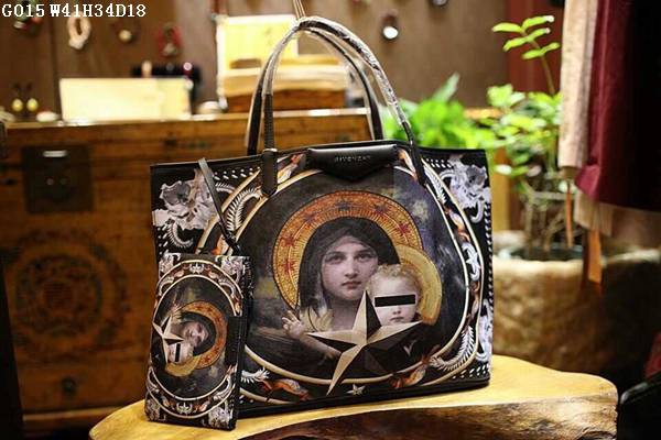 ジバンシー コピー バッグ GIVENCHY 2014秋冬新作 オシャレ プリント 柄 通勤 通学 レディース トートバッグ G015-37