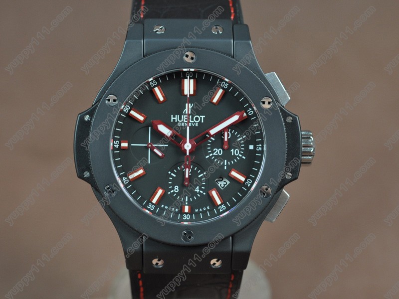 ウブロHublot Big Bang 44mm Full Ceramic Black Dial A-7750自動巻き