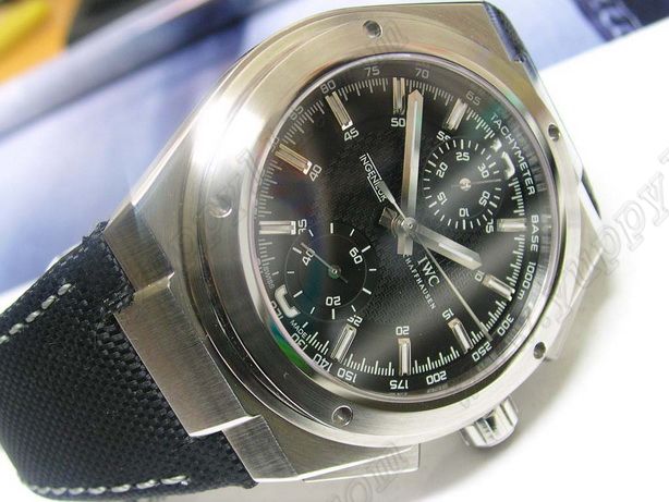 IWC ngenuier Chronograph SS black /Nylon自動巻き