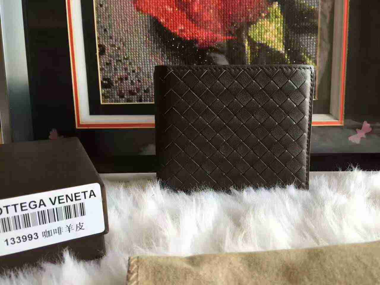 ボッテガヴェネタコピー 財布 2024新作  BOTTEGA VENETA スエード カードケース 二つ折財布 bv133993-12